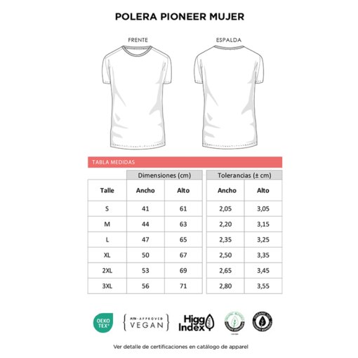 Polera Pioneer Mujer - Imagen 2